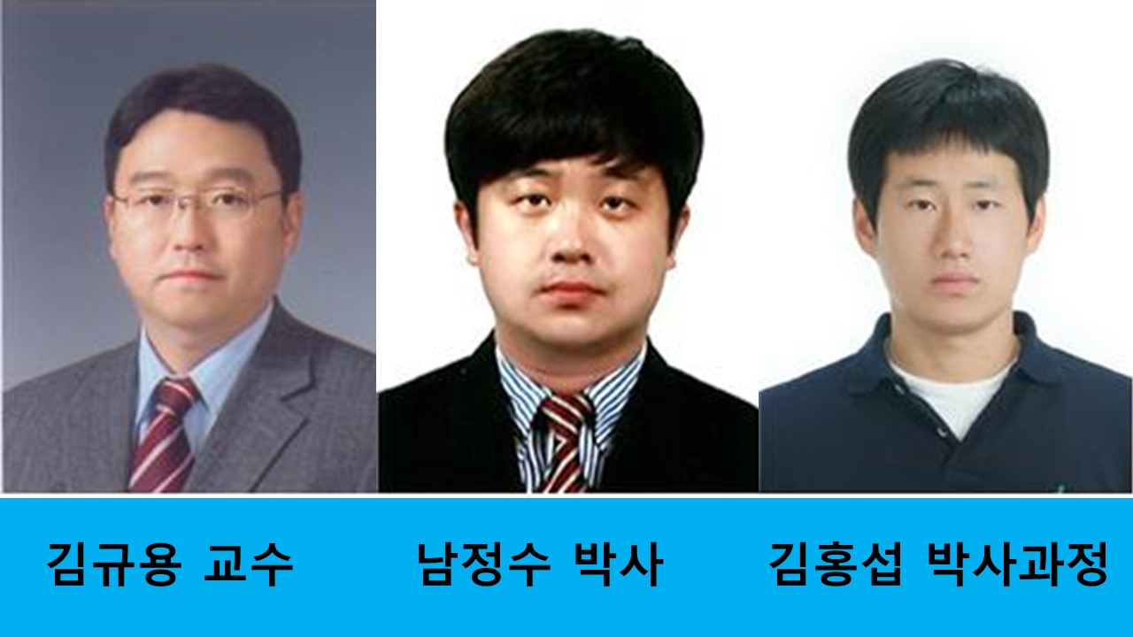 김규용 교수팀, JCR 상위 10%이내 저널에 논문 3편 연속 게재